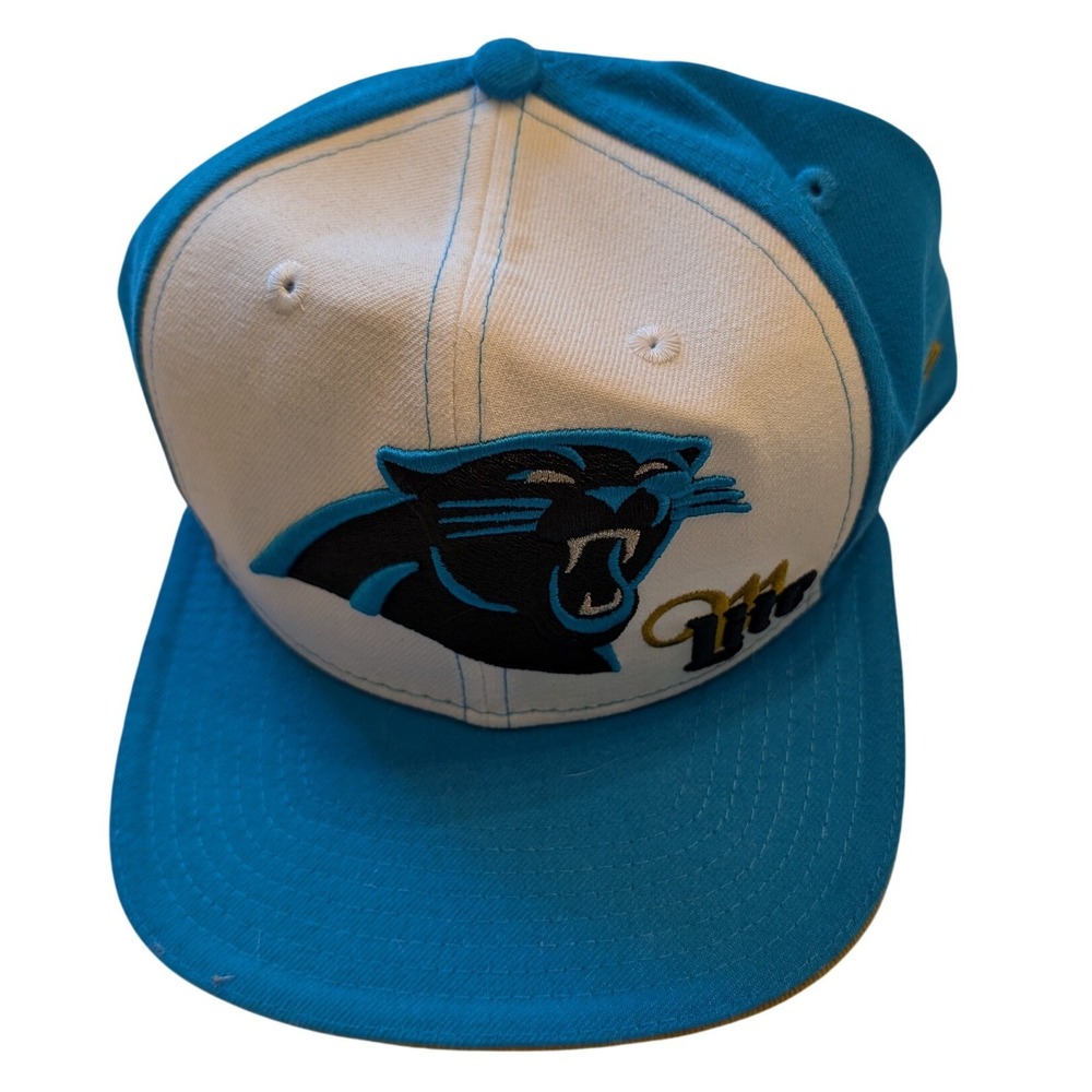New Era‎ Carolina Panthers 9FIFTY Miller Lite Promo Snapback Hat Mens OSFM Blue